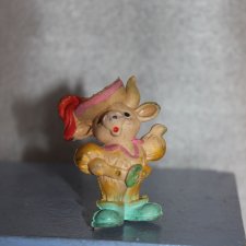 Резиновая игрушка из 90х * Бык, символ года * мини