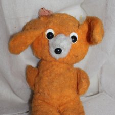 Винтажная кукла и игрушка детства - Мягкая игрушка СССР. Собака. С ...