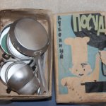 Игрушка СССР Новый набор посуды в родной коробке Алюминий