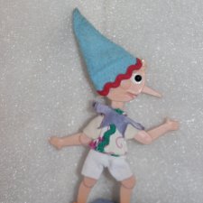 Кукла СССР *  Буратино * Плоский, шарнирный * В родном