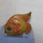 Резиновая игрушка СССР * Золотая рыбка * Большая