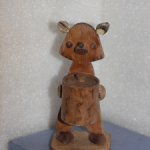 Игрушка, сувенир СССР * Шкатулка * Мишка с бочонком