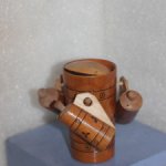 Игрушка, сувенир СССР * Бочонок с кружками * Дерево * Ручная работа