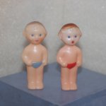 Кукла, пупс-столбик СССР Мальчик и девочка Лотом Отличные