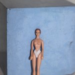 Кукла Анастасия. 90-е. Резина. 12 см.
