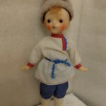Кукла СССР в русском костюме Нахабино 22 см