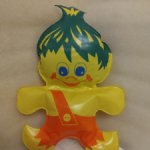 Надувная игрушка СССР  Чиполлино. 37 см. Отличный.