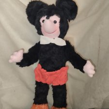 Кукла, мягкая игрушка ГДР  Микки-Маус