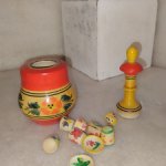 Игрушка СССР  Бирюльки  Дерево