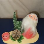 Ёлочная игрушка ГДР    Подсвечник под елку