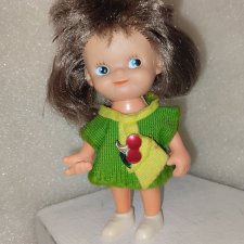 Кукла ГДР  Копытка с длинными волосами
