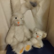 Заяц и кот СССР Мягкие игрушки СССР Верные друзья