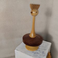 Деревянная салфетница СССР