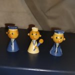 Деревянная игрушка СССР Морячки 3 штуки лотом