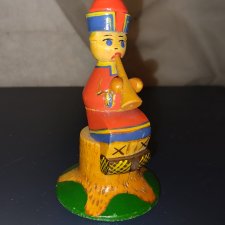 Деревянная фигурка, игрушка СССР  Пастушок