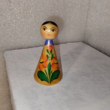 Деревянная игрушка СССР Девочка