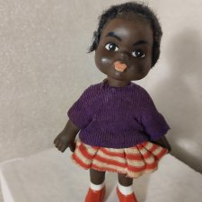 Кукла ГДР Негритянка, девочка