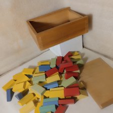 Деревянный строительный набор СССР