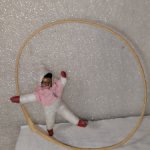 Клоун на обруче  игрушка СССР