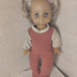 Кукла ГДР  Полностью виниловая курносая малышка в родном