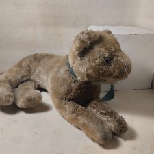 Мягкая игрушка времен СССР Старенький лев