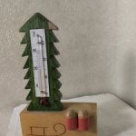 Деревянный термометр СССР для кукольного быта, для творчества