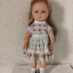 Кукла ГДР  Полностью резиновая чудесная малышка с волосами до пят