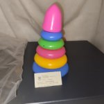 Игрушка СССР Пирамидка Завод Малыш