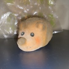 Игрушка СССР Флокированная резина Еж, ежик