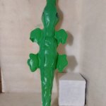 Надувная игрушка СССР Крокодил