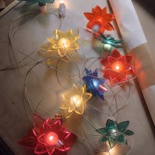 Елочная гирлянда СССР Лилия На восстановление, на запчасти