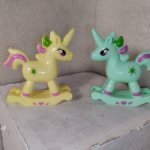 Фигурки единороги, качалки лотом