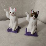 Пара котиков. Литая резина