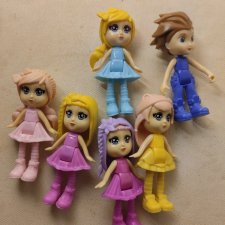 Лот мини кукол