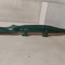 Деревянный крокодил Большой, подвижный