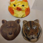 Маски карнавальные СССР 3 шт лотом