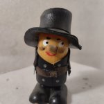 Деревянная игрушка СССР Мужичок в шляпе  Трубочист