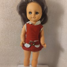 Кукла ГДР Маленькая, полностью резиновая