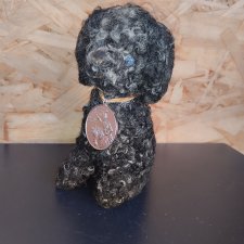 Мягкая игрушка ГДР Собака с медалью