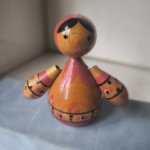 Игрушка СССР Девочка в платочке
