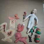 Лот игрушек СССР и ГДР на восстановление, на запчасти