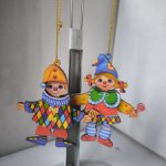 Подвеска клоун, дергунчик