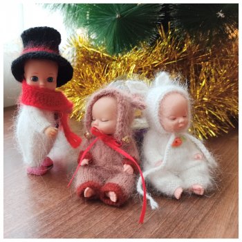 Малышкин гардеробчик, новогодний. Часть 3