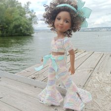 "В стиле диско". Комплект для девочек Руби Ред