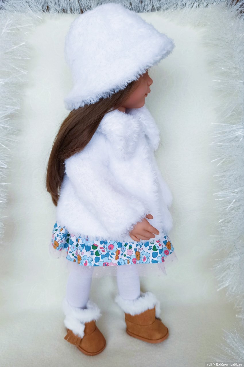 Романтично-снежное — Одежда и обувь для кукол своими руками: фото (фото 2)