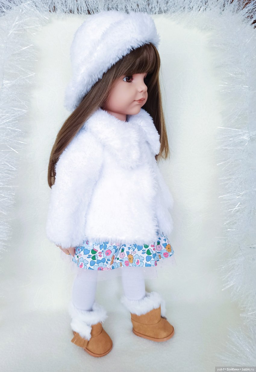 Романтично-снежное — Одежда и обувь для кукол своими руками: фото (фото 7)