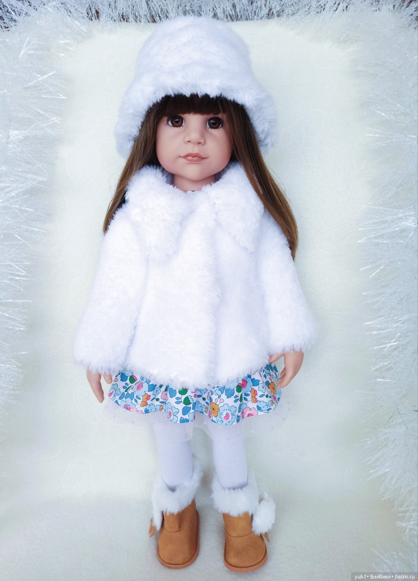 Романтично-снежное — Одежда и обувь для кукол своими руками: фото
