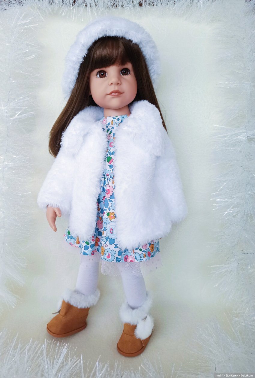 Романтично-снежное — Одежда и обувь для кукол своими руками: фото (фото 5)