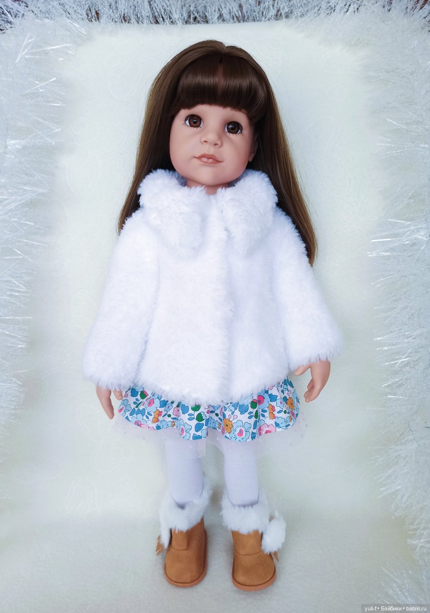 Романтично-снежное — Одежда и обувь для кукол своими руками: фото