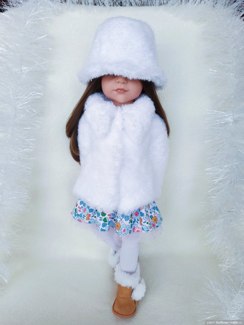 Романтично-снежное — Одежда и обувь для кукол своими руками: фото (фото 9)